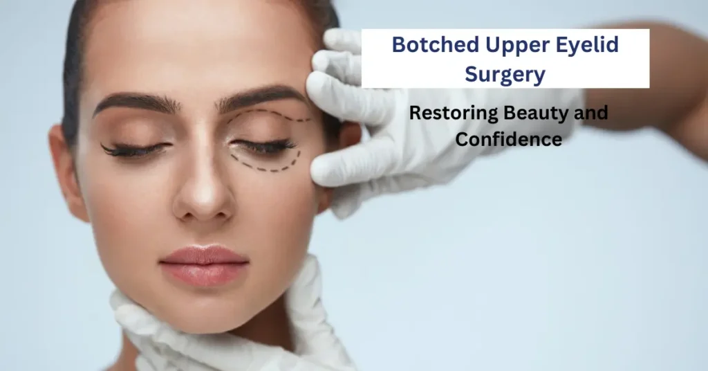 Botched Upper Eyelid Surgery Restoring Beauty and Confidence